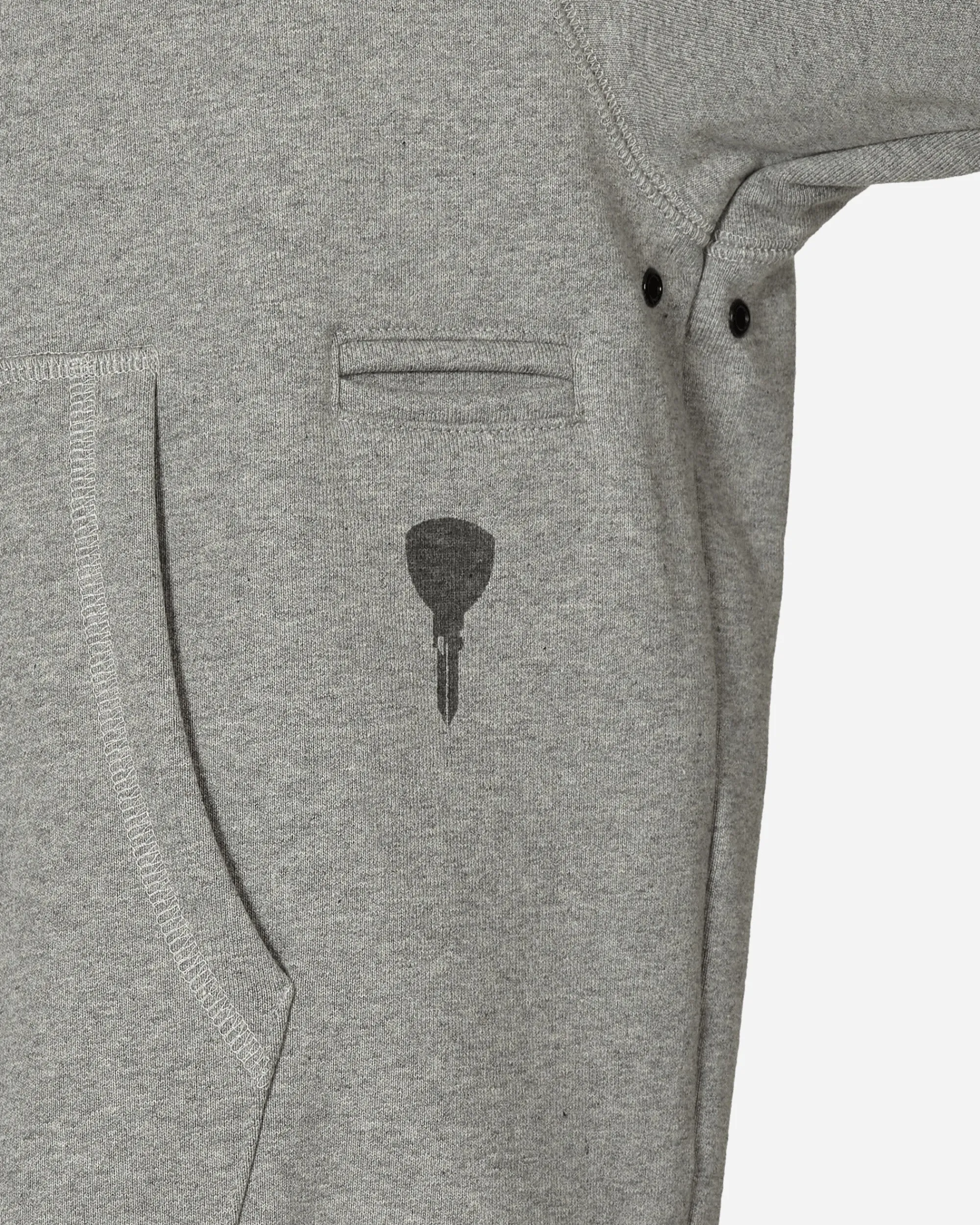 Automobili Amos Sweatshirts^AA Logo Hoodie Light Grey