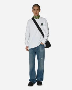 Automobili Amos T-Shirts^AA Logo Longsleeve T-Shirt White