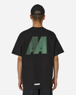 Automobili Amos T-Shirts^AA Logo T-Shirt Black / Green