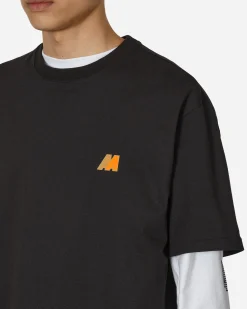 Automobili Amos T-Shirts^AA Logo T-Shirt Black / Orange