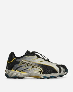 Puma Sneakers·Low|Sneakers^A$AP Rocky Inhale Distressed Neoprene Sneakers Warm White / Black / Yellow