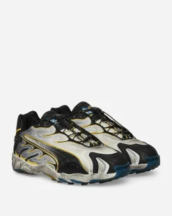Puma Sneakers·Low|Sneakers^A$AP Rocky Inhale Distressed Neoprene Sneakers Warm White / Black / Yellow