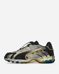 Puma Sneakers·Low|Sneakers^A$AP Rocky Inhale Distressed Neoprene Sneakers Warm White / Black / Yellow