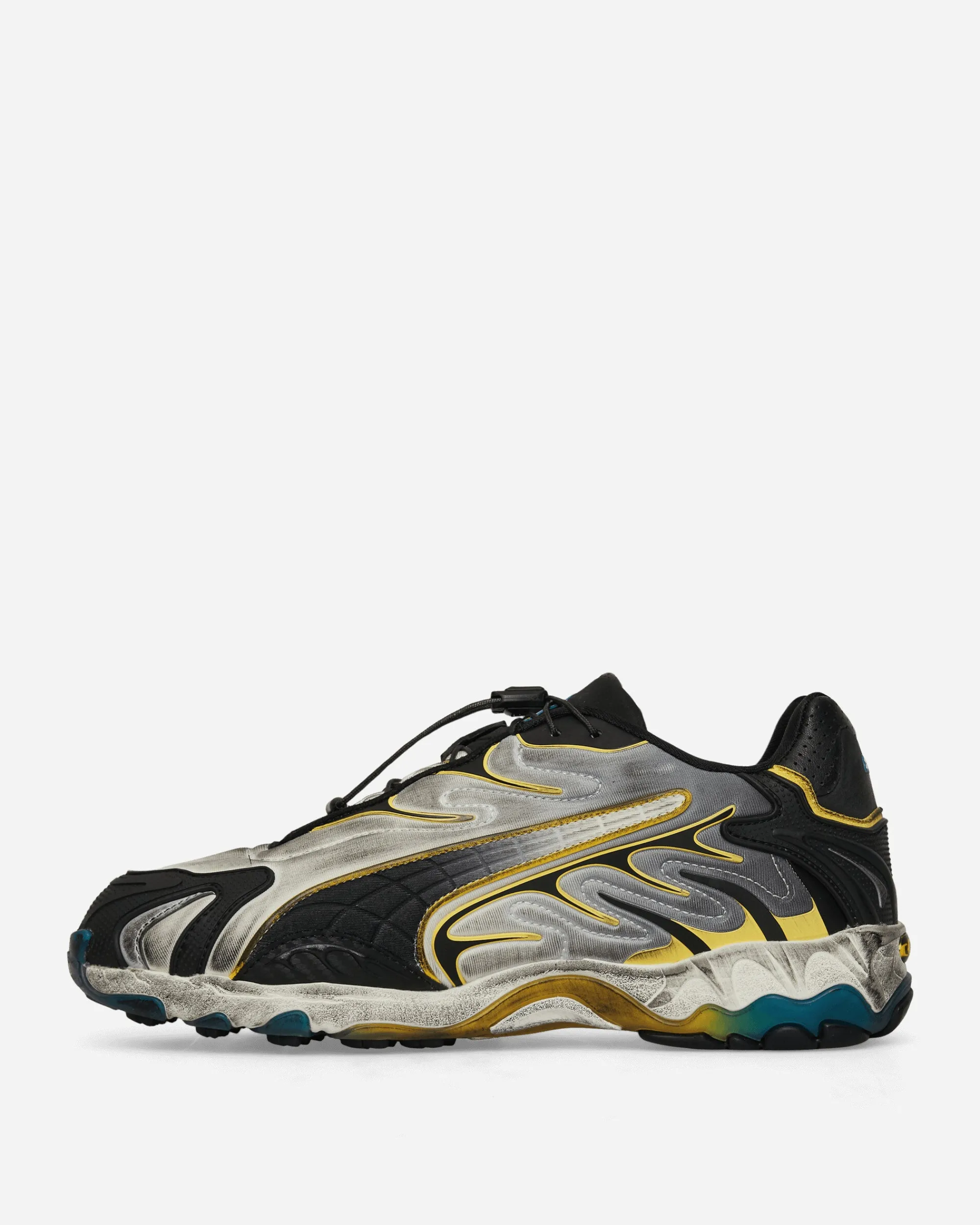 Puma Sneakers·Low|Sneakers^A$AP Rocky Inhale Distressed Neoprene Sneakers Warm White / Black / Yellow