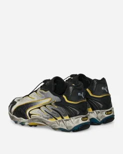 Puma Sneakers·Low|Sneakers^A$AP Rocky Inhale Distressed Neoprene Sneakers Warm White / Black / Yellow