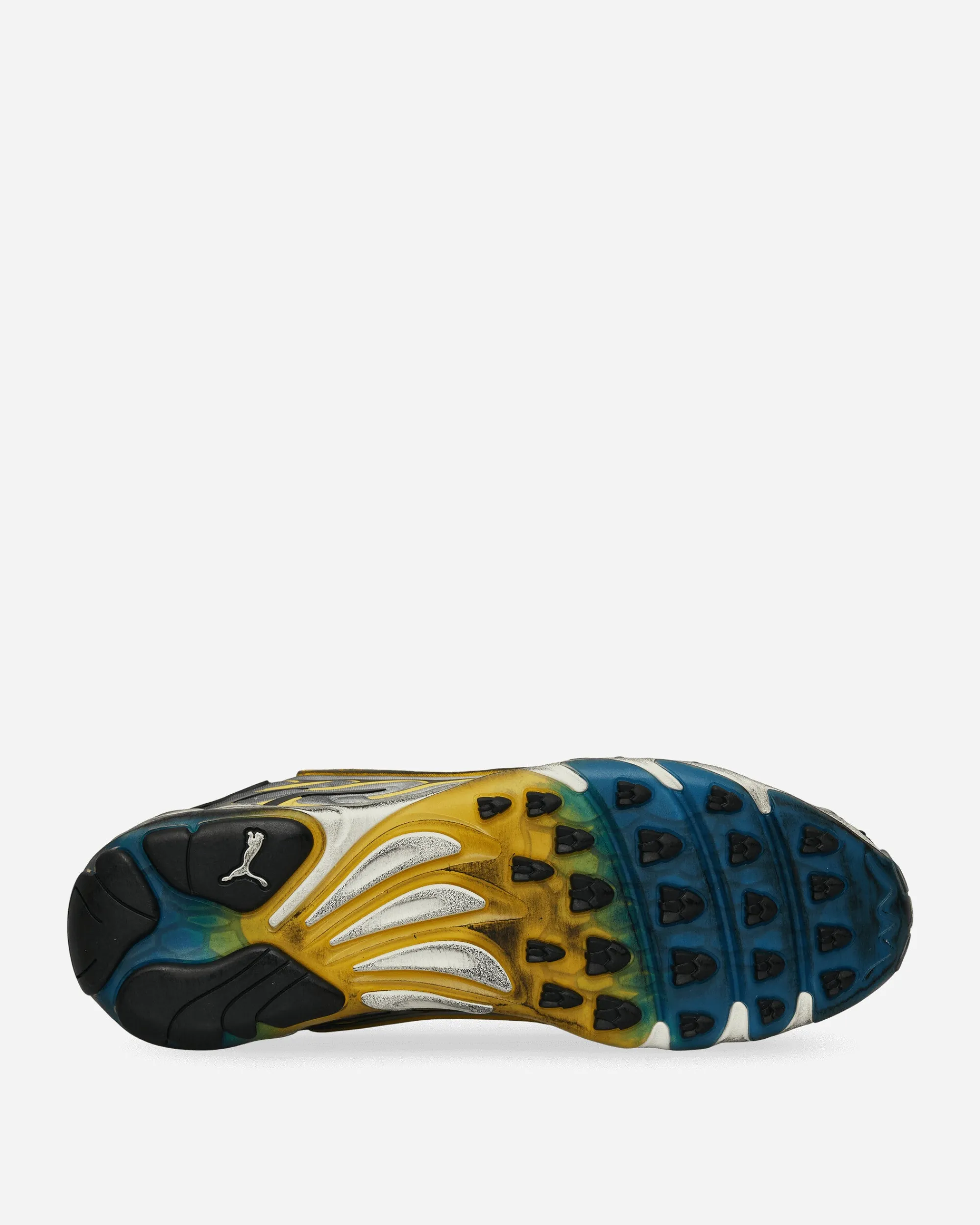 Puma Sneakers·Low|Sneakers^A$AP Rocky Inhale Distressed Neoprene Sneakers Warm White / Black / Yellow