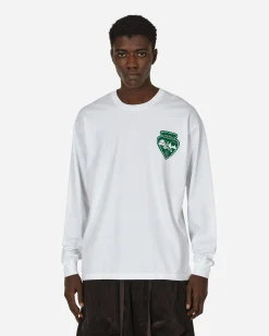 Neighborhood T-Shirts^Abel Brown Longsleeve T-Shirt White