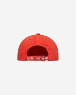 Public Possession Hats|Hats^Ad Hoc Cap Bright Red