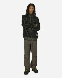 GR10K Knitwear^Aimless Aramidic High Neck Sweater Black