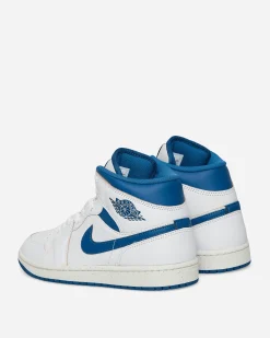 Nike Jordan Sneakers·Mid|Sneakers^Air Jordan 1 Mid SE Sneakers White / Industrial Blue