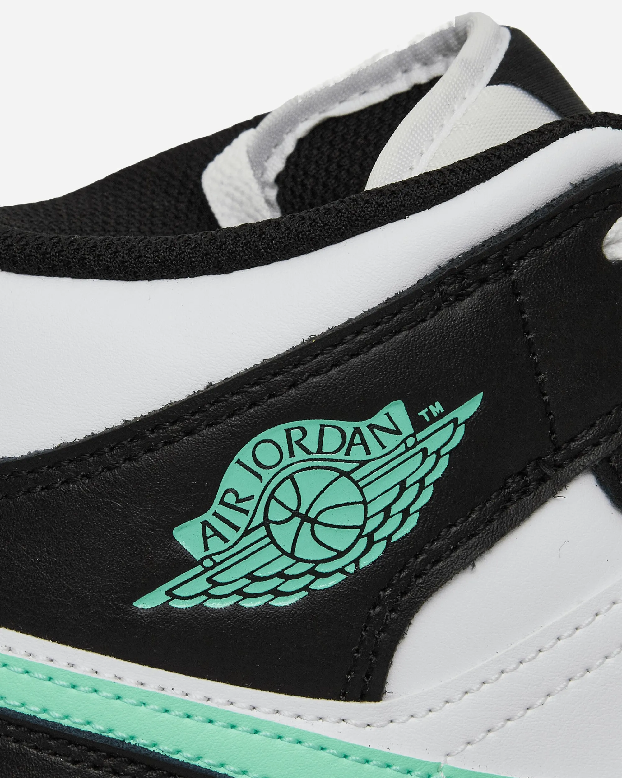 Nike Jordan Sneakers·Mid|Sneakers^Air Jordan 1 Mid Sneakers White / Black / Green Glow