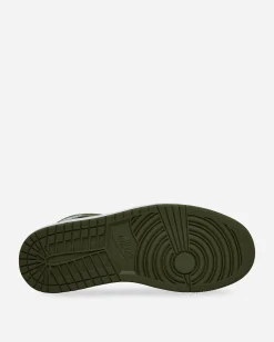 Nike Jordan Sneakers·Mid|Sneakers^Air Jordan 1 Mid Sneakers Black / Medium Olive / Sail