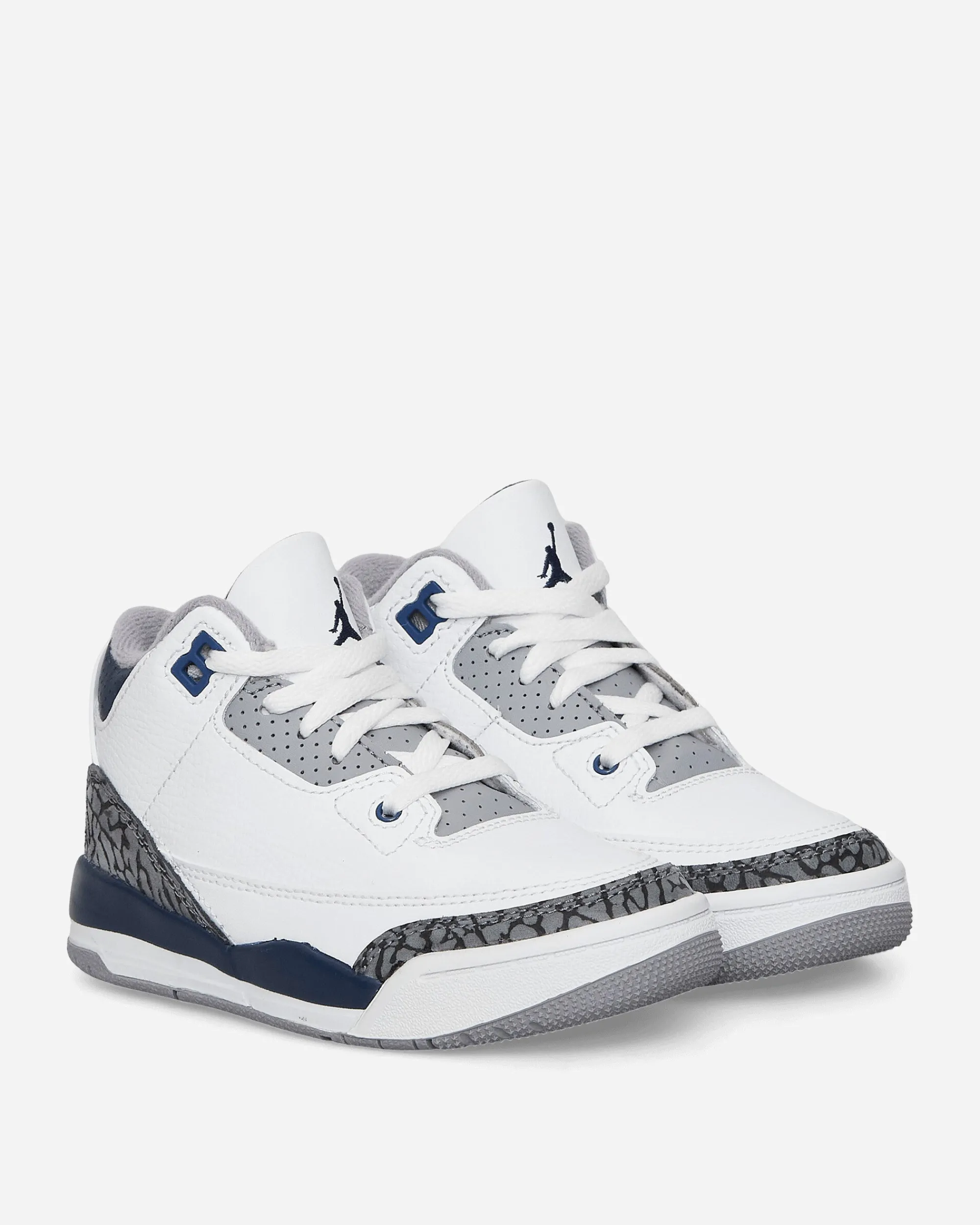 Nike Jordan Sneakers·Low|Kids^Air Jordan 3 Retro (PS) Sneakers White / Midnight Navy