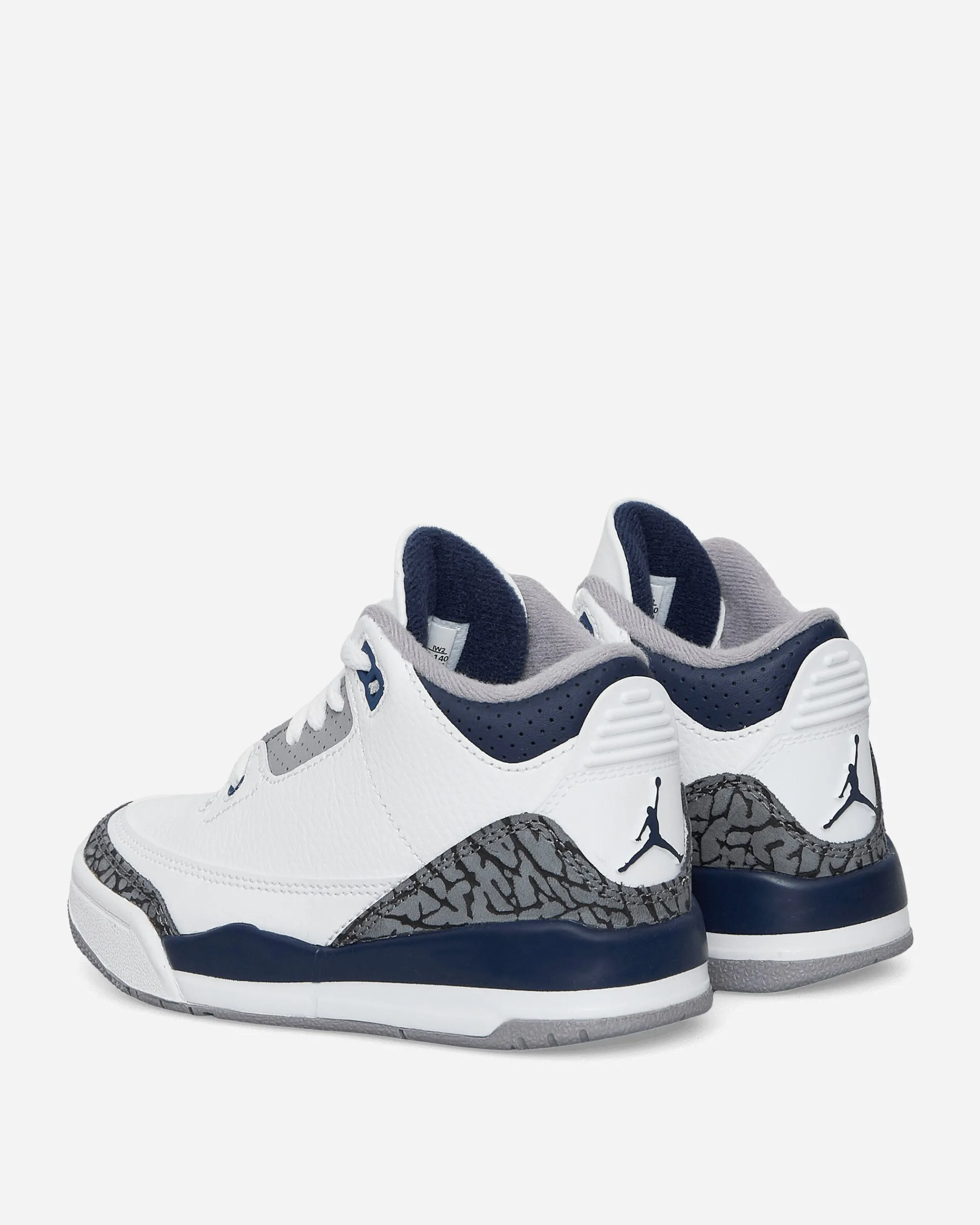 Nike Jordan Sneakers·Low|Kids^Air Jordan 3 Retro (PS) Sneakers White / Midnight Navy