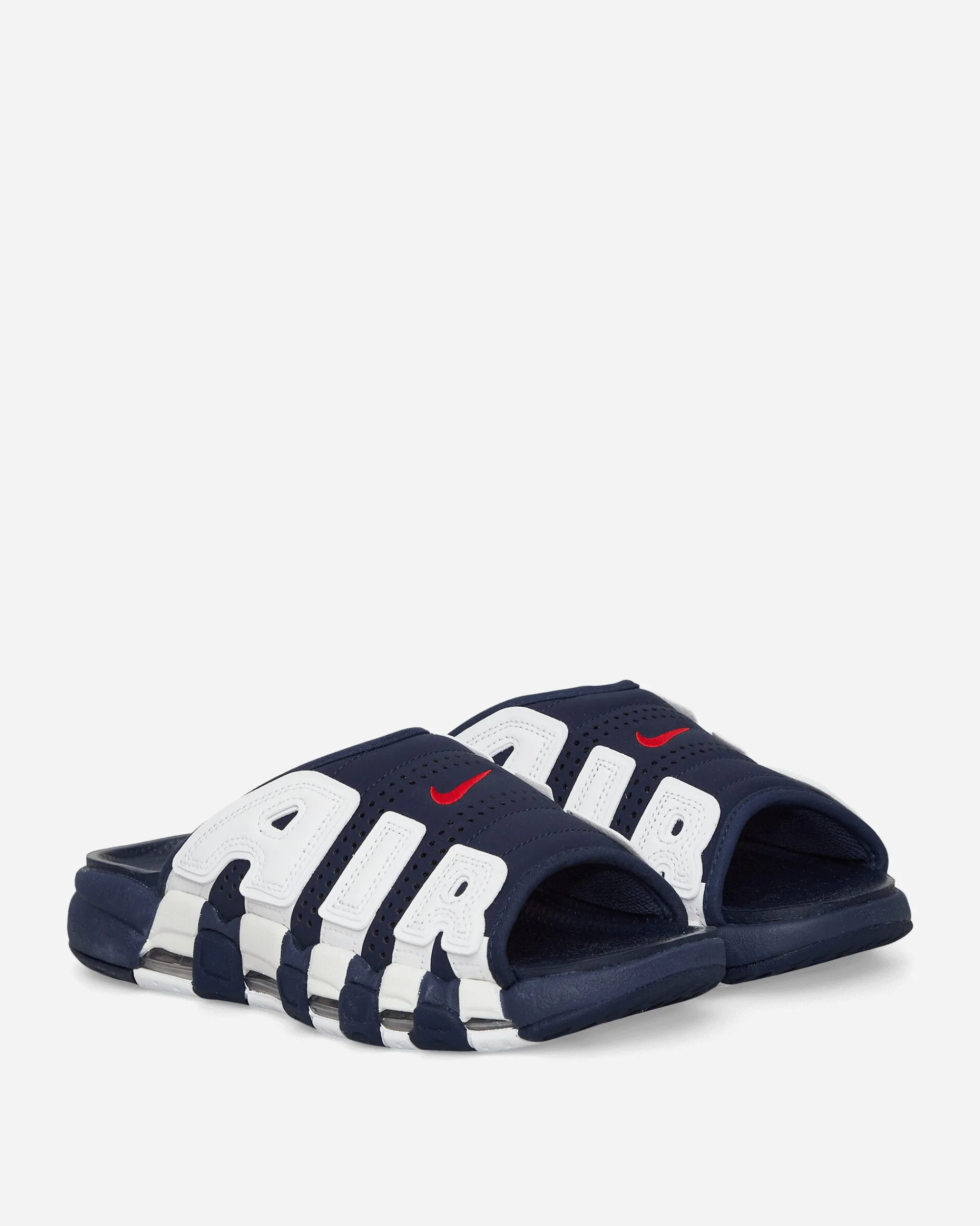 Nike Sandals And Slides^Air More Uptempo Slides Midnight Navy / University Red