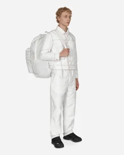 KANGHYUK Bags·Backpacks|Bags·Backpacks^Airbag Embossed Backpack White