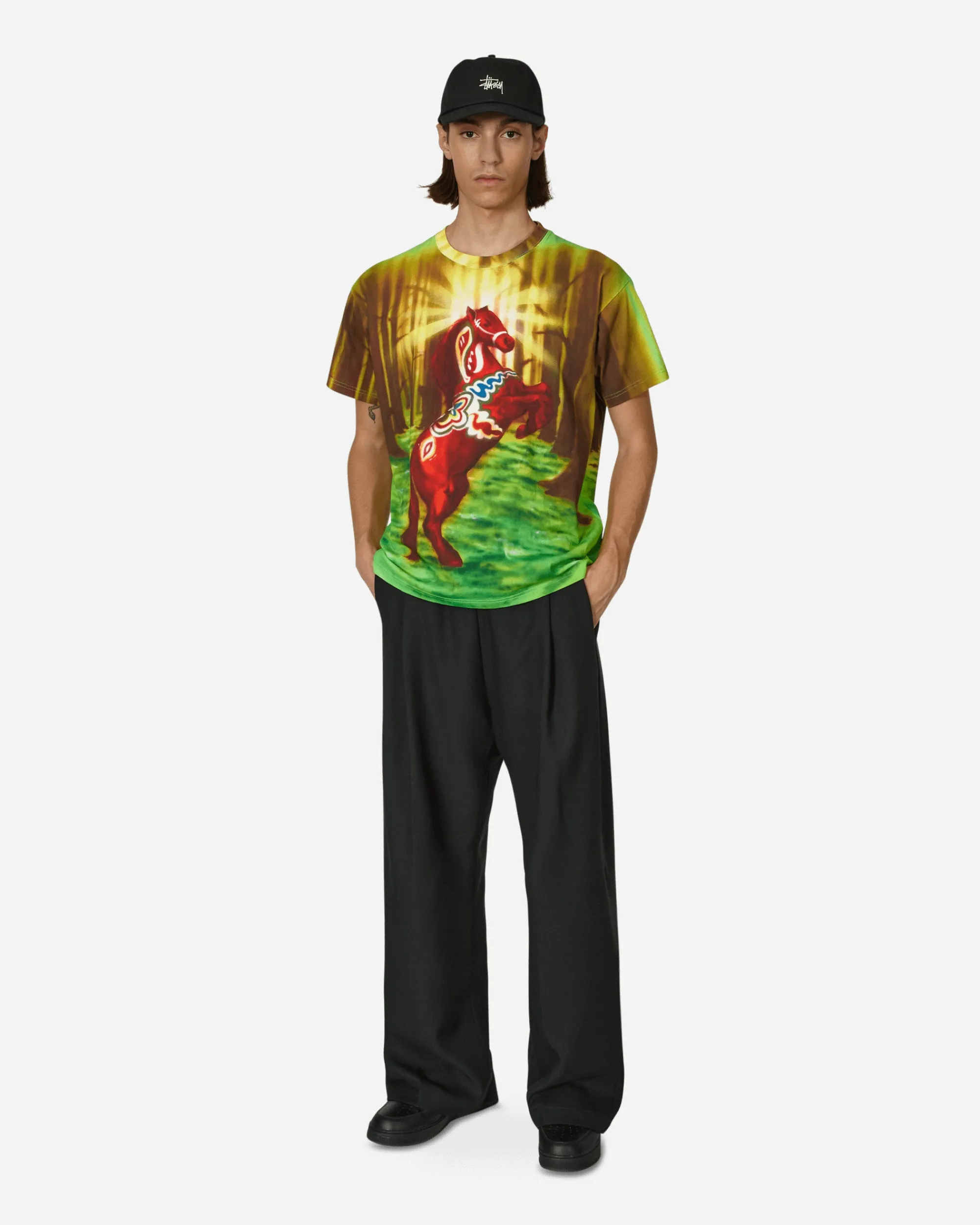 Stockholm (Surfboard) Club T-Shirts^Airbrush Horse T-Shirt Multicolor