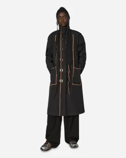 Kiko Kostadinov Coats And Jackets^Aketon Coat Jet Black