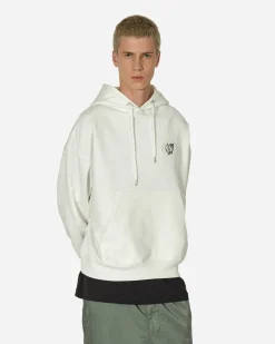 Sky High Farm Sweatshirts^Alastair McKimm Workwear Hooded Sweatshirt White