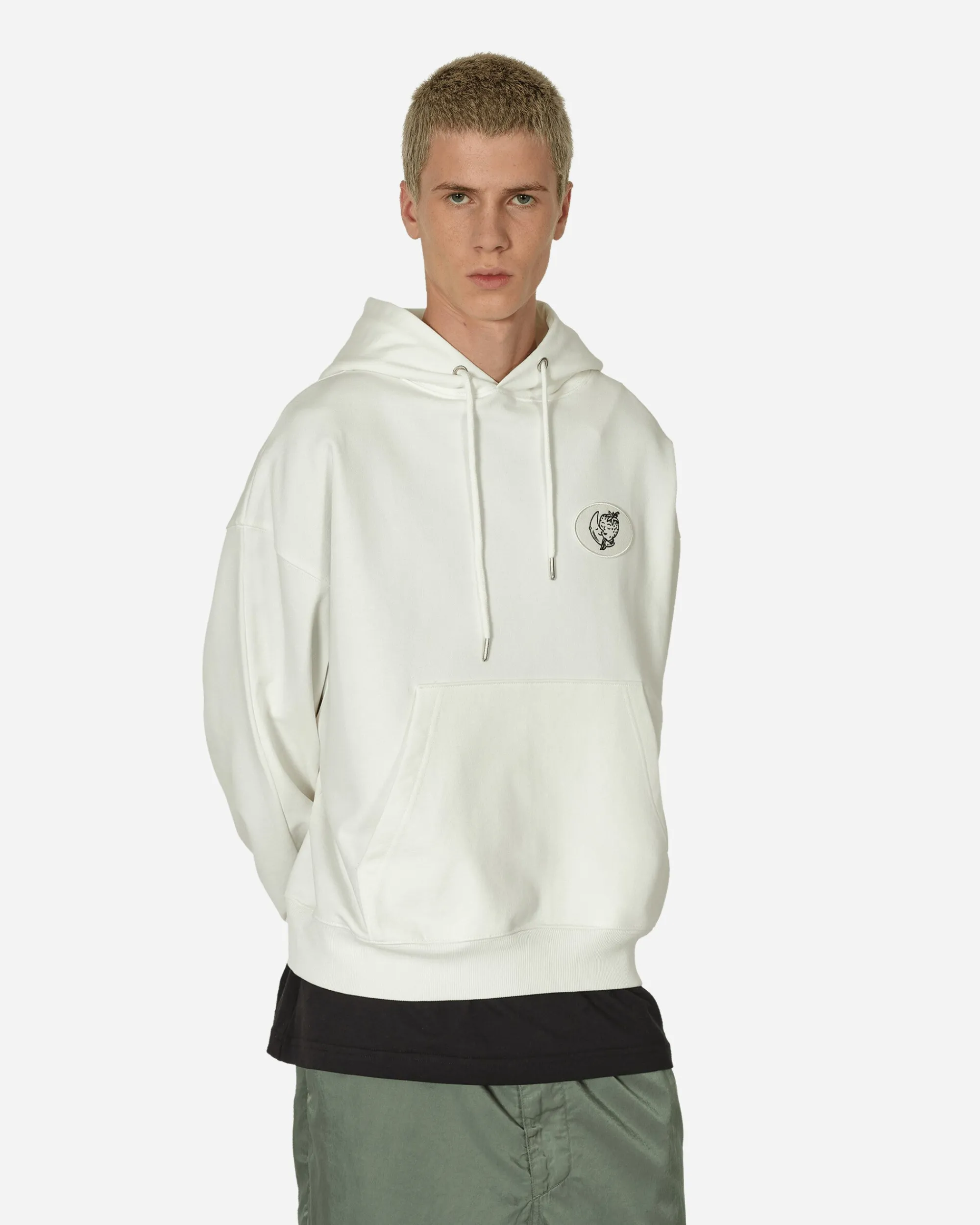 Sky High Farm Sweatshirts^Alastair McKimm Workwear Hooded Sweatshirt White