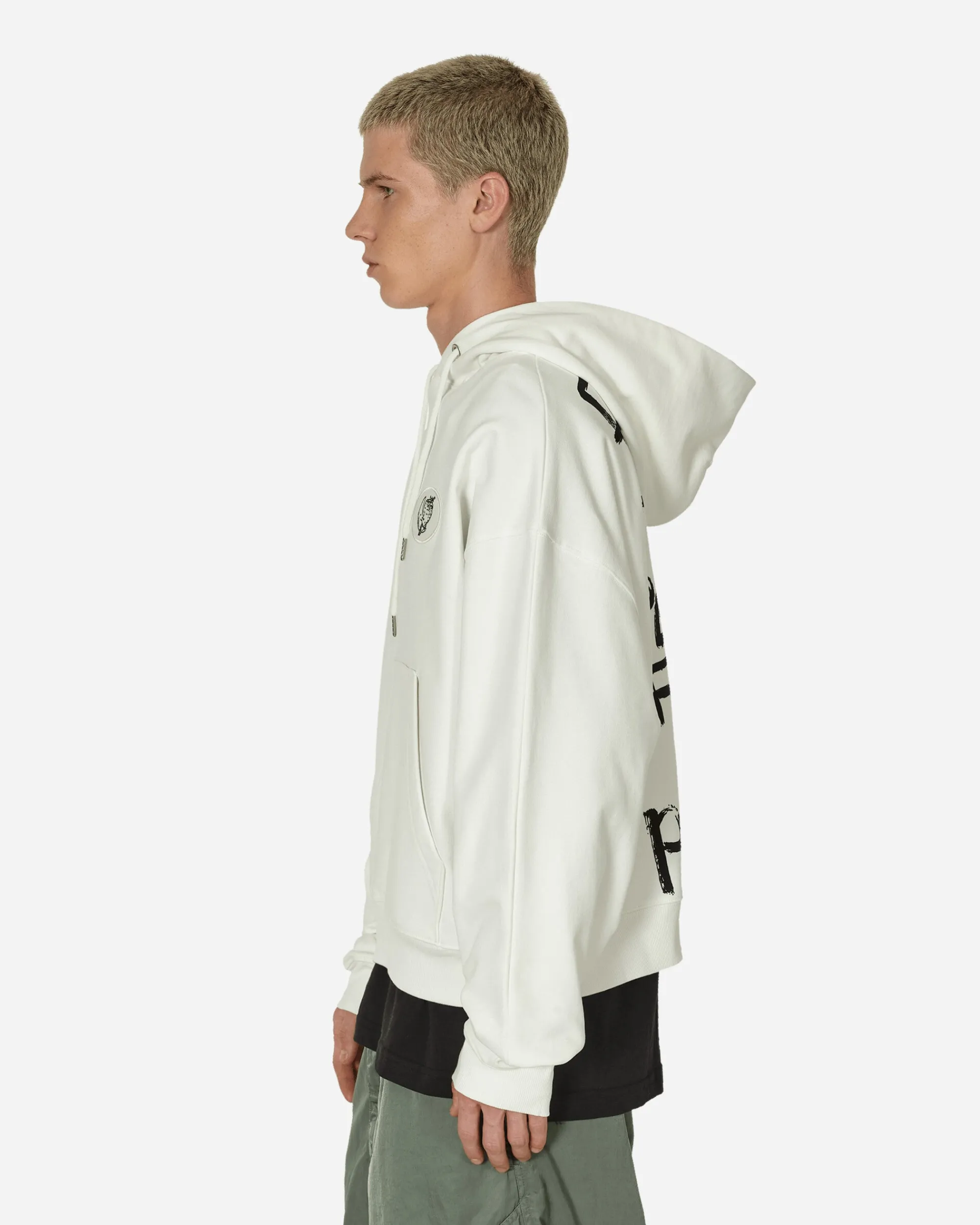 Sky High Farm Sweatshirts^Alastair McKimm Workwear Hooded Sweatshirt White