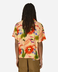 Brain Dead Shirts^Alexis Button Up Shirt Pink / Multicolor