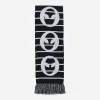 No Problemo Gloves And Scarves|Gloves And Scarves^Alien-O Striped Scarf Black