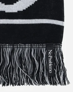 No Problemo Gloves And Scarves|Gloves And Scarves^Alien-O Striped Scarf Black