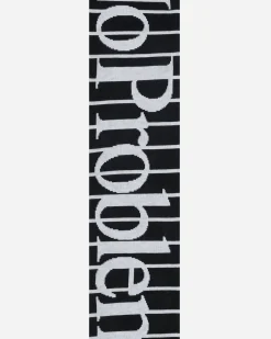 No Problemo Gloves And Scarves|Gloves And Scarves^Alien-O Striped Scarf Black