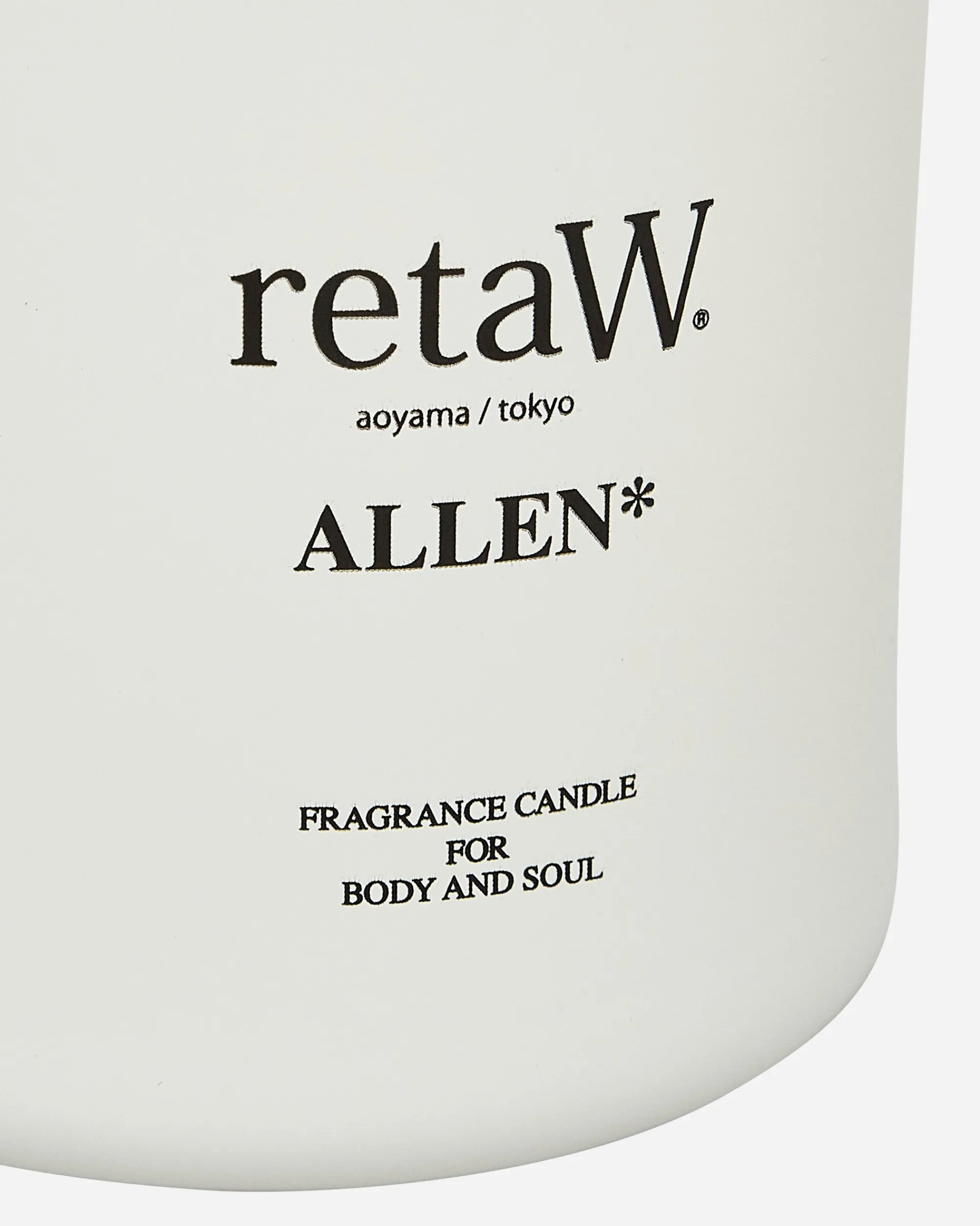 retaW Home^Allen* Candle White