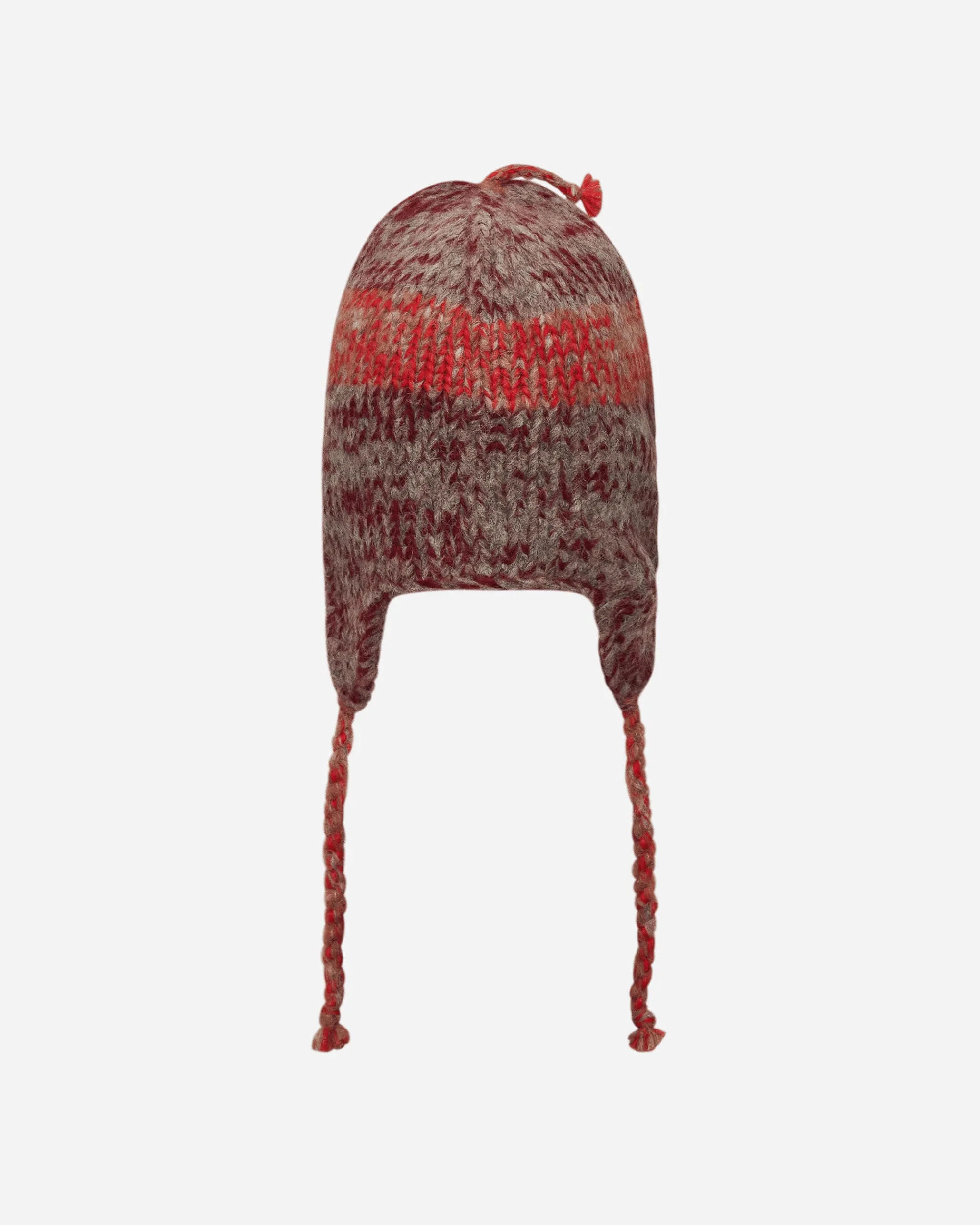 Brain Dead Hats|Hats^Alpaca Knit Ear Flap Beanie Red