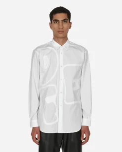Comme Des Garçons Shirt Shirts^Alphabet Shirt White