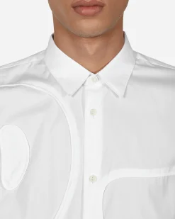 Comme Des Garçons Shirt Shirts^Alphabet Shirt White