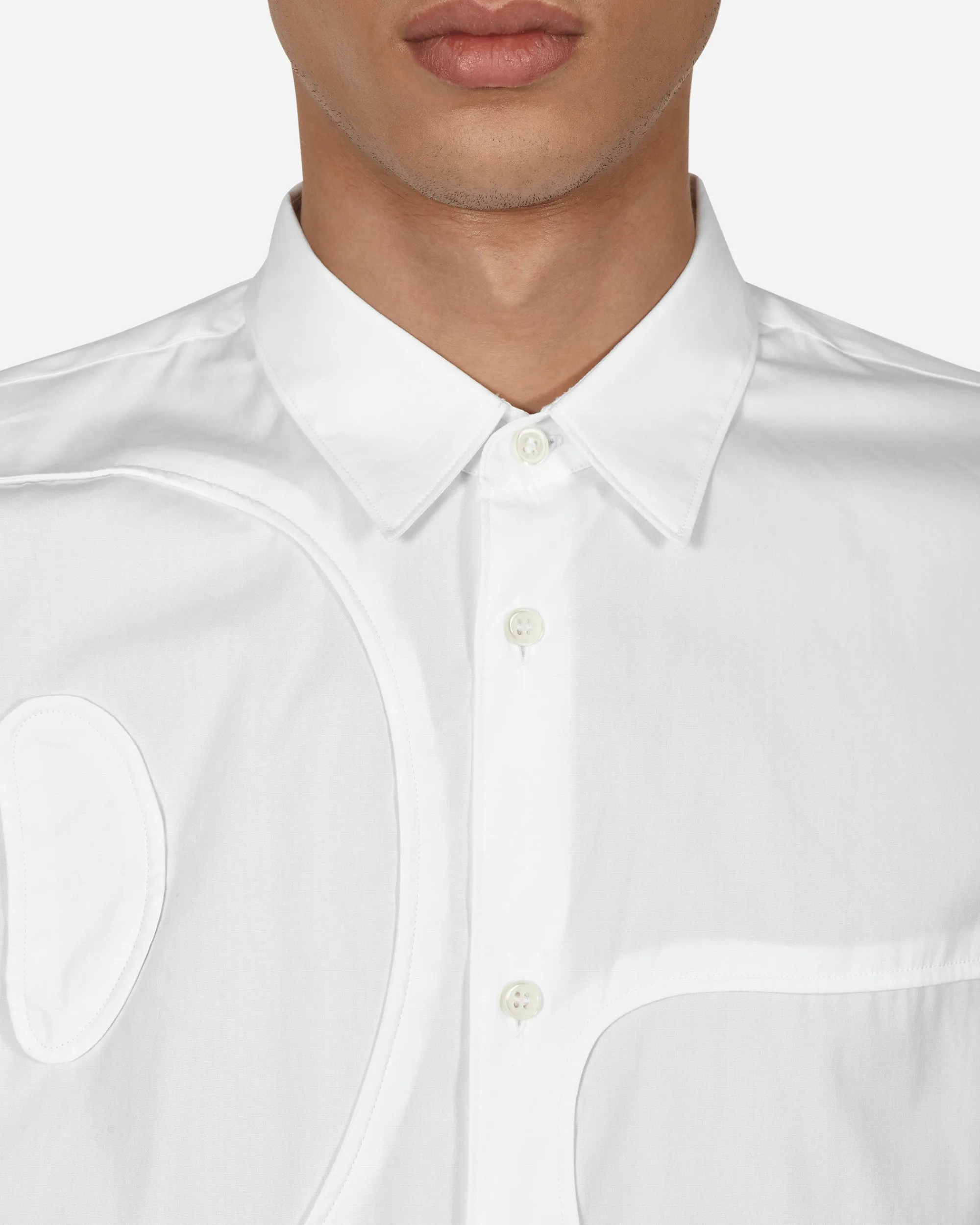 Comme Des Garçons Shirt Shirts^Alphabet Shirt White
