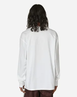 Carhartt WIP T-Shirts^American Script Longsleeve T-Shirt White