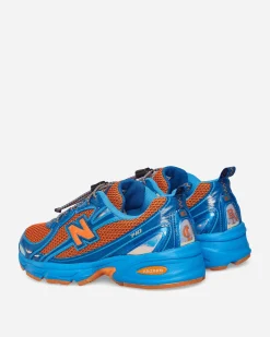 New Balance Sneakers·Low|Sneakers^Aminé 740 Sneakers Snorkel Blue / Persimmon Orange