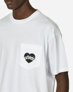 Carhartt WIP T-Shirts^Amour Pocket T-Shirt White