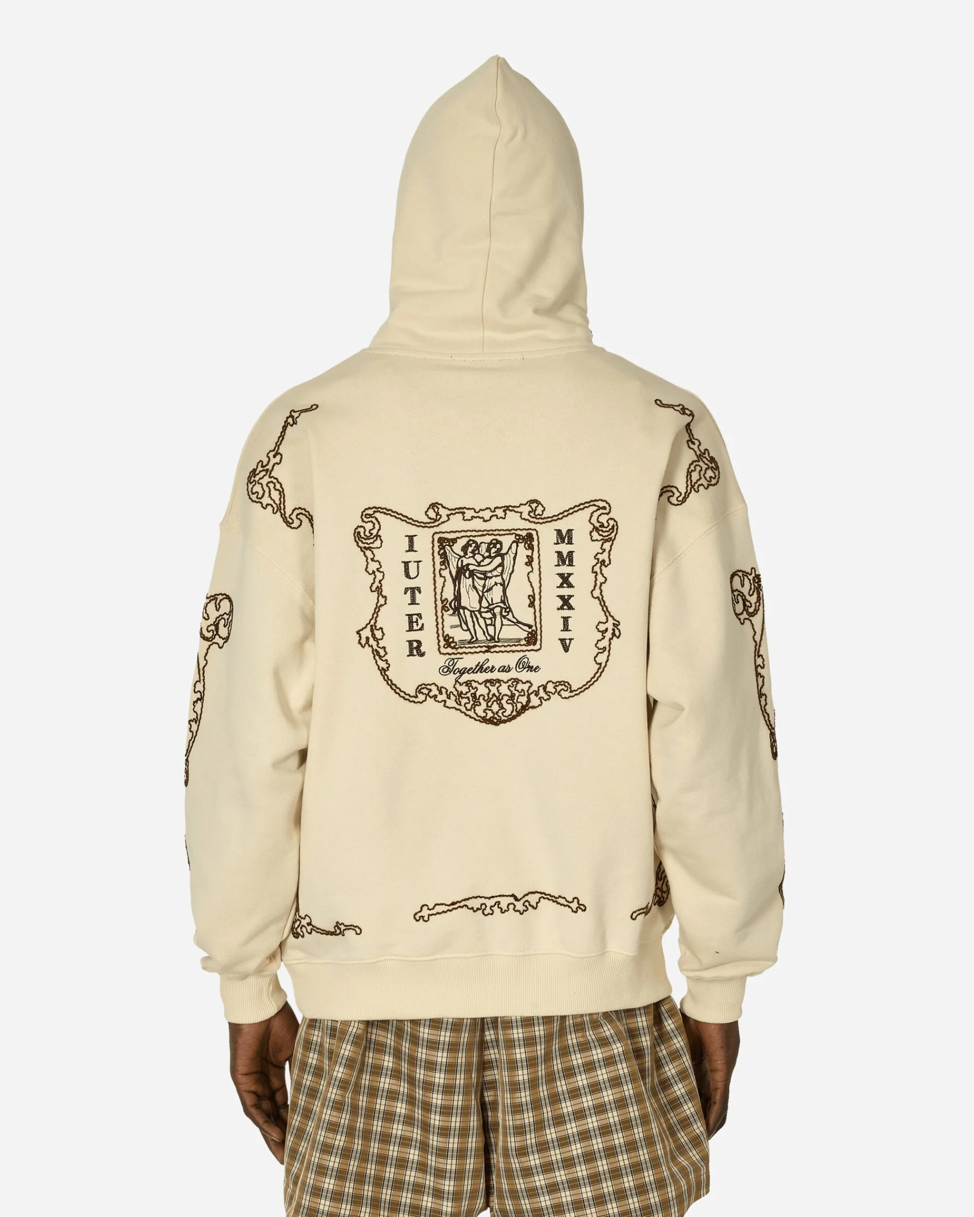 Iuter Sweatshirts^Ancient Hoodie Dusty White