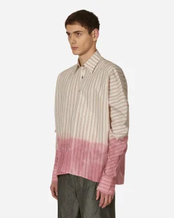 Lueder Shirts^Andrea Dip-Dyed Hem Shirt Beige
