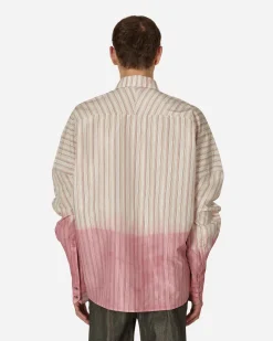 Lueder Shirts^Andrea Dip-Dyed Hem Shirt Beige