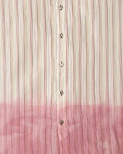 Lueder Shirts^Andrea Dip-Dyed Hem Shirt Beige