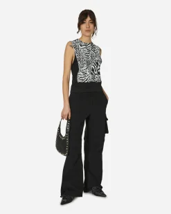 Aries T-Shirts^Animal Screen Vest Black
