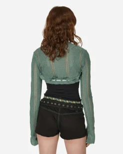 Cormio Knitwears^Annalisa Bolero Knit Green