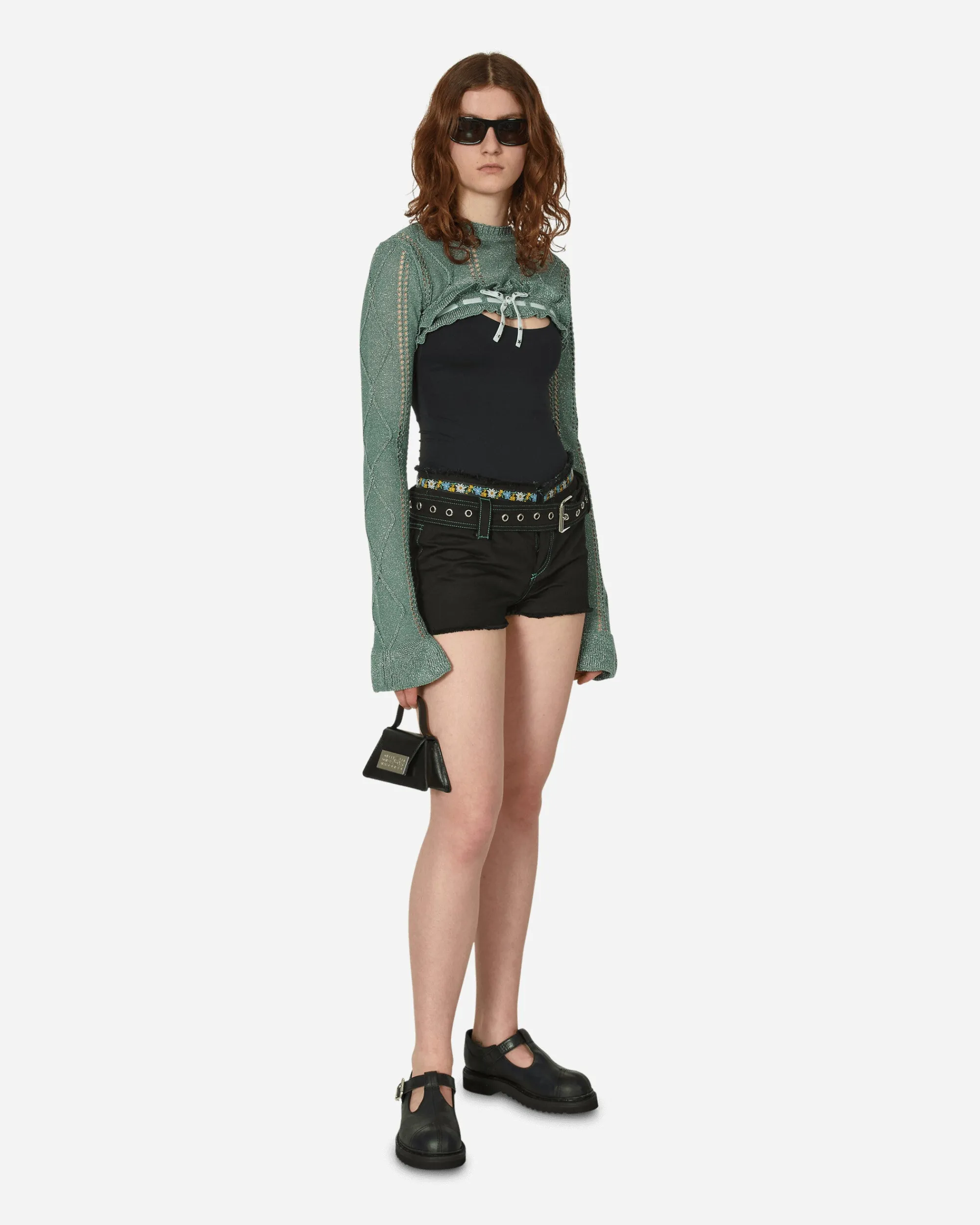 Cormio Knitwears^Annalisa Bolero Knit Green