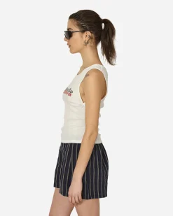 Priscavera T-Shirts^Ants Knot Tank Top White