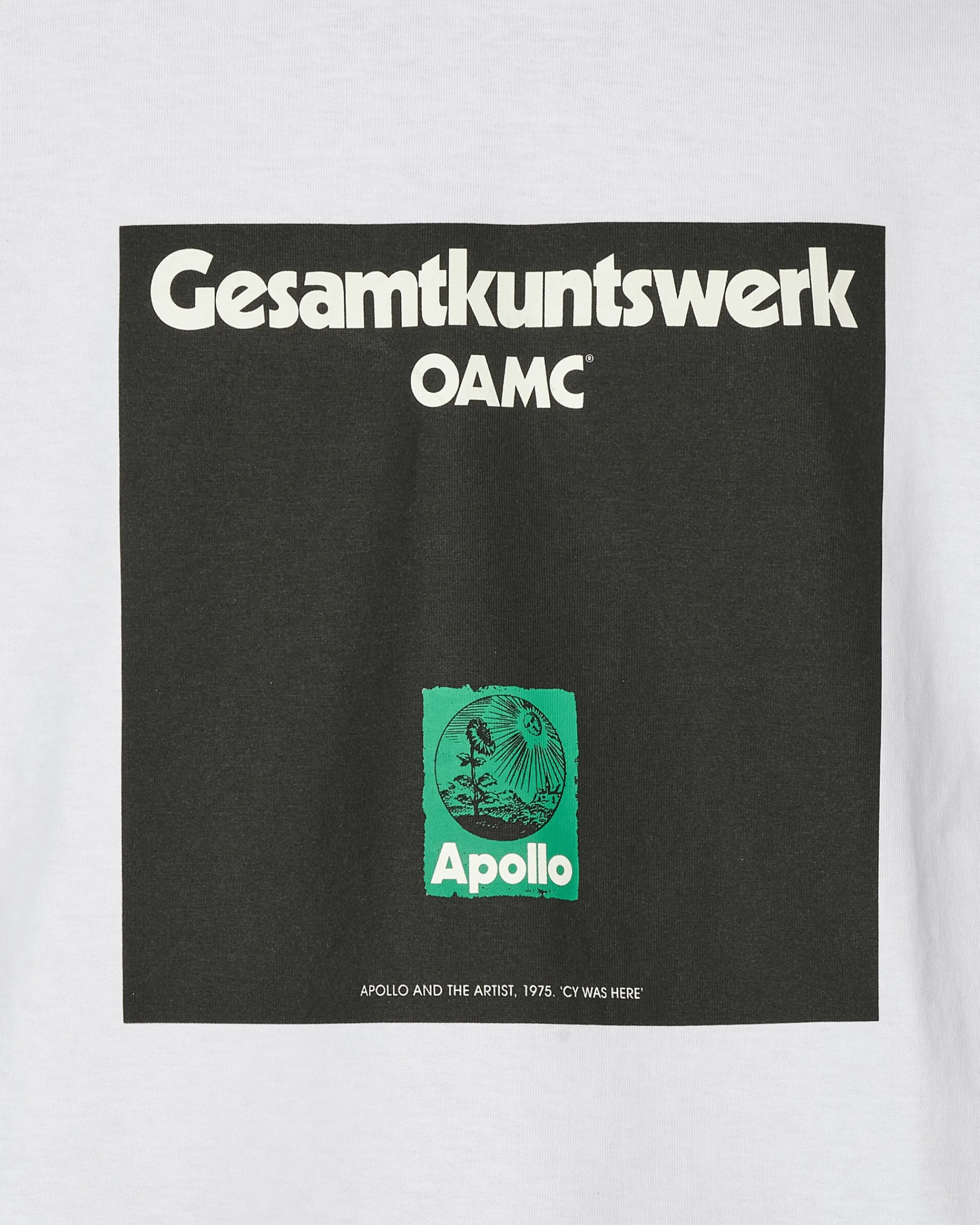 OAMC T-Shirts^Apollo T-Shirt White