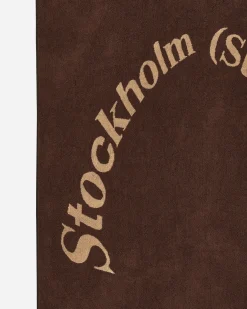 Stockholm (Surfboard) Club Textile^Arch Logo Towel Brown