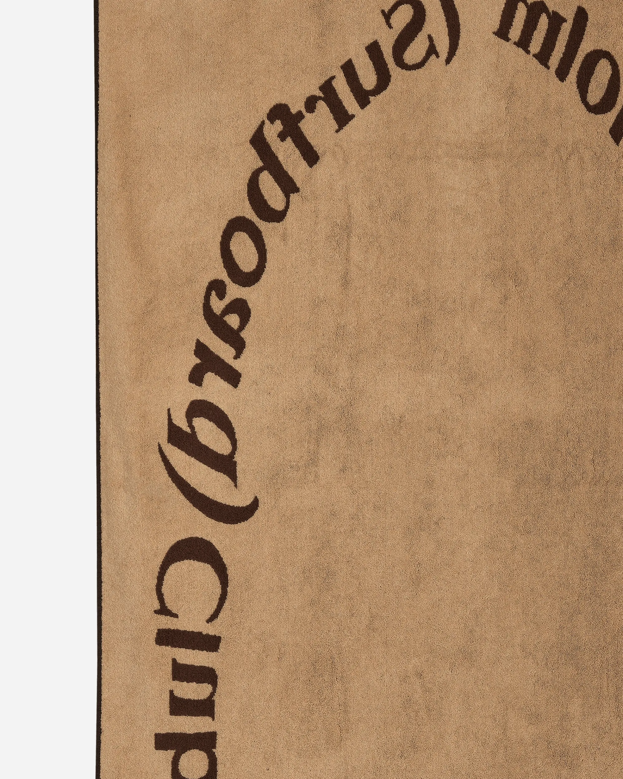 Stockholm (Surfboard) Club Textile^Arch Logo Towel Brown