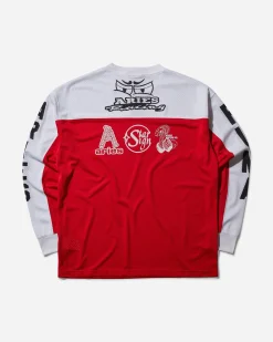 Puma T-Shirts^Aries Mesh Longsleeve T-Shirt For All Time Red