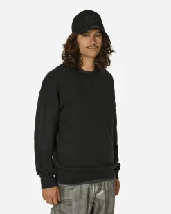 Stone Island Sweatshirts^Arm Pocket Crewneck Sweatshirt Black